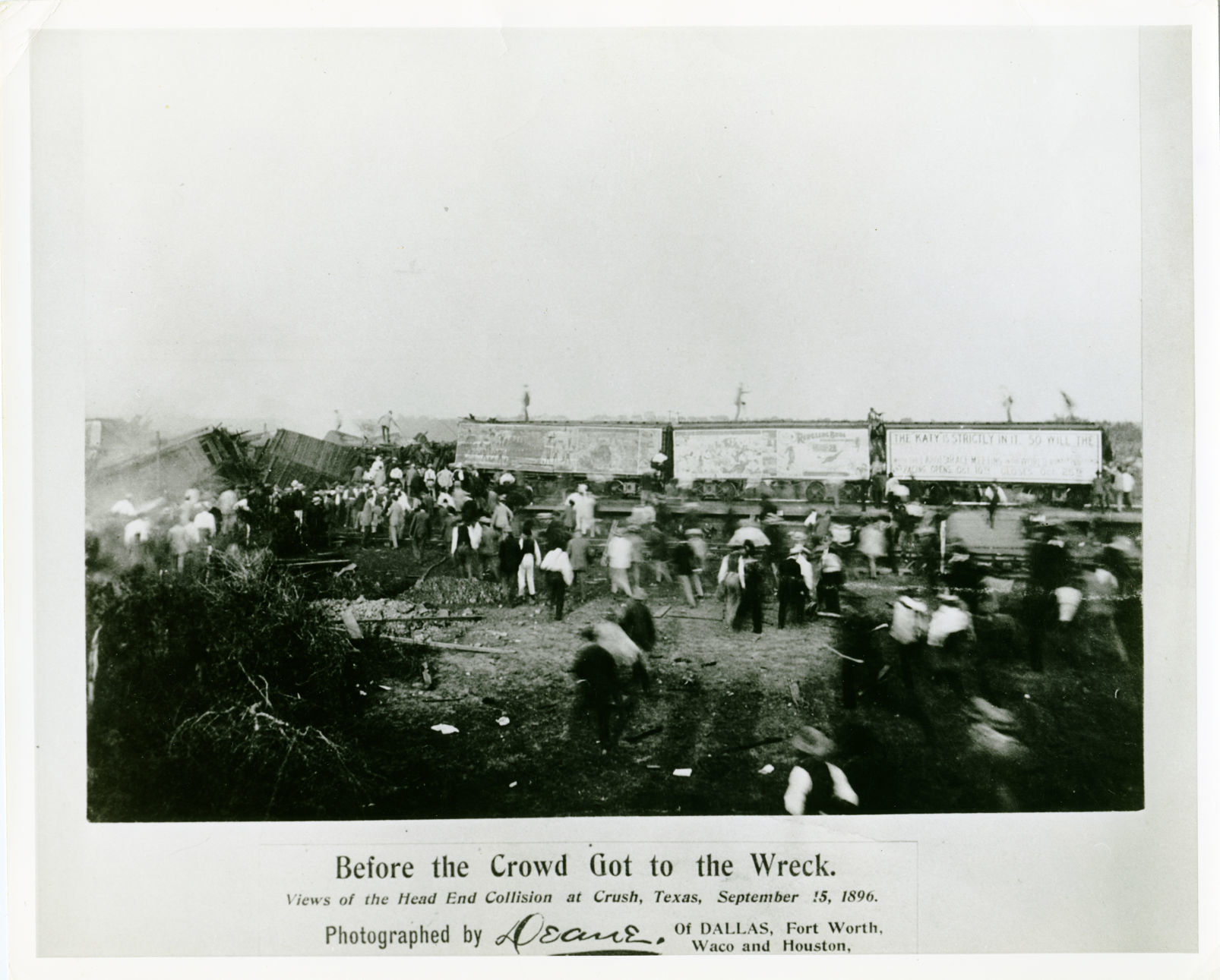Crash at Crush - wreckage